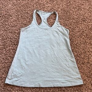 Lululemon Athletica Light Gray Racerback Tank Top